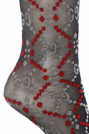 Gg jacquard knee socks, zdjęcie 2 Gg jacquard knee socks od Gucci